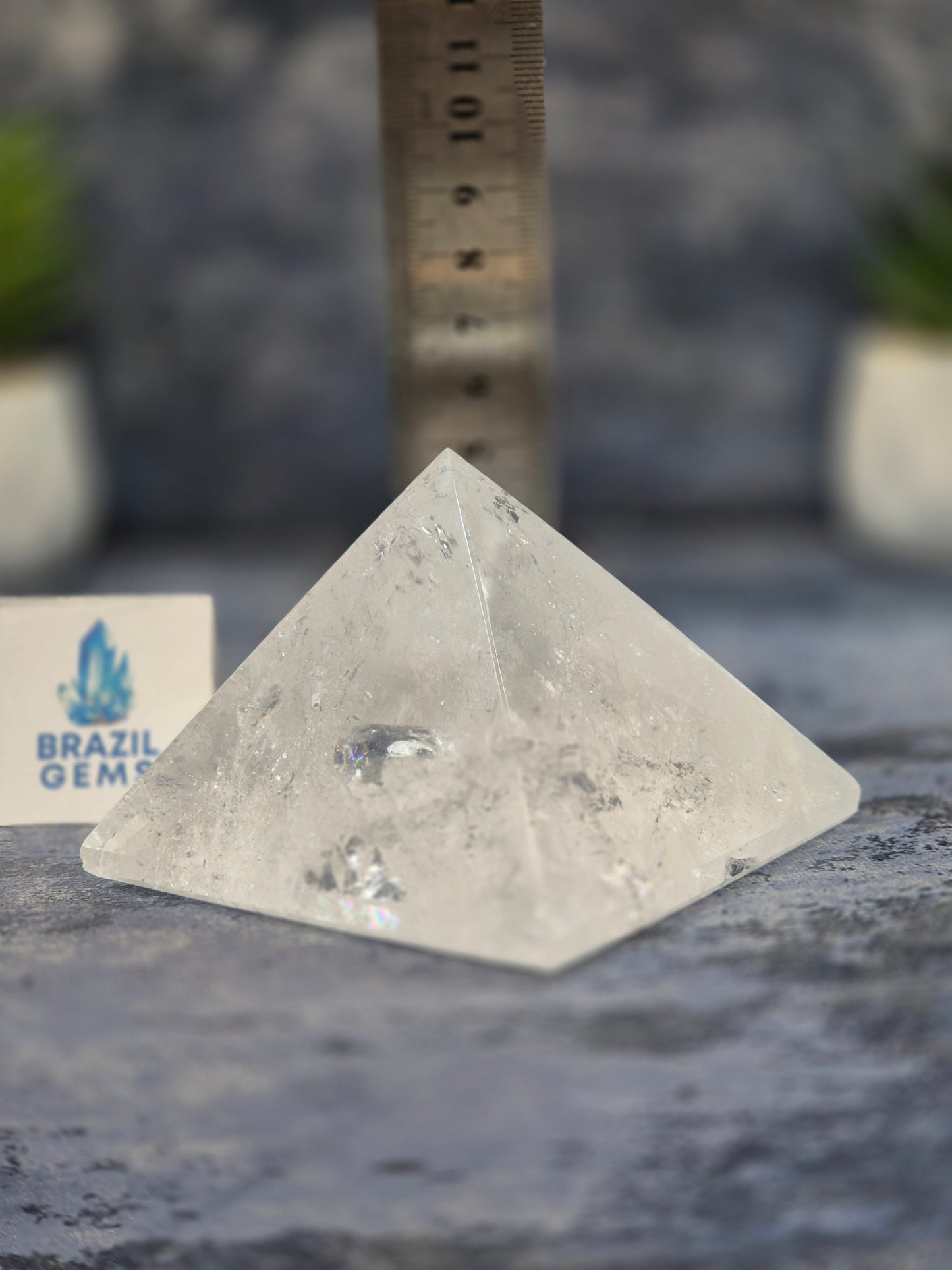 Lemurian Quartz Pyramid