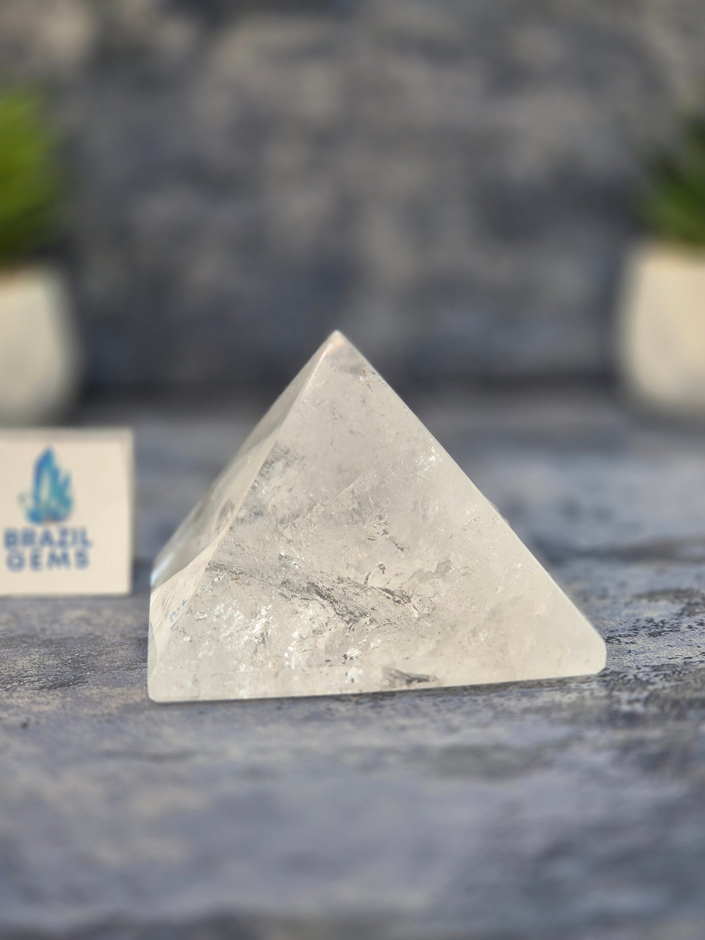 Lemurian Quartz Pyramid