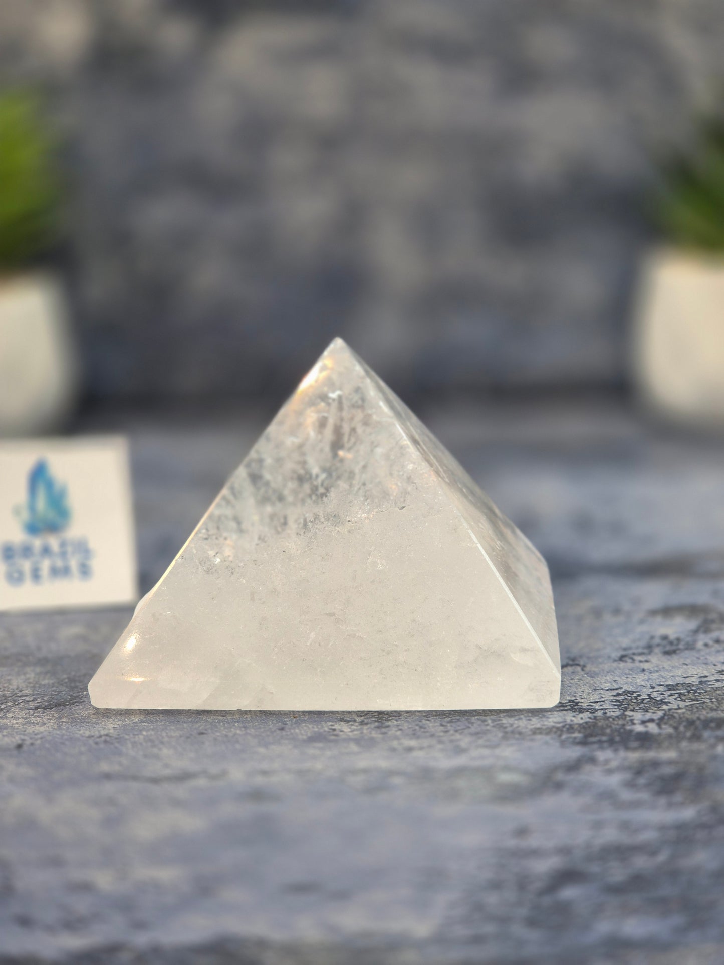 Lemurian Quartz Pyramid