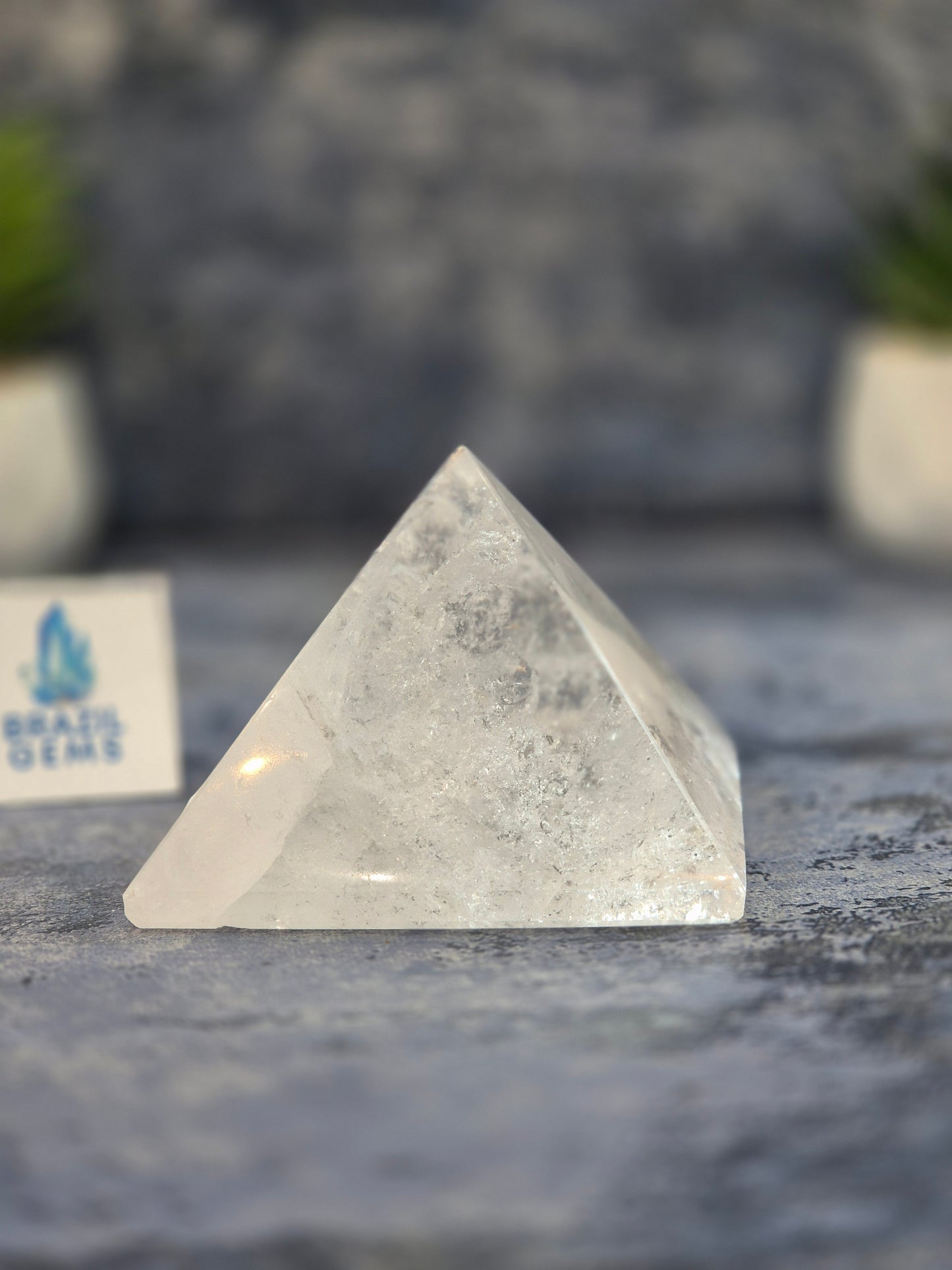 Lemurian Quartz Pyramid